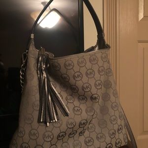 Michael Kors silver bag